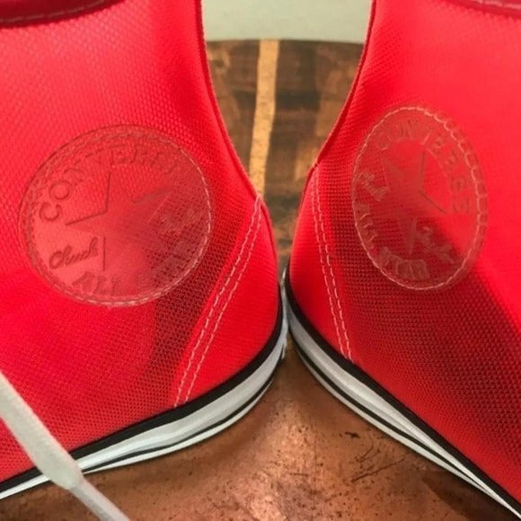 Women Pink Translucent Converse - Picture 6 of 6